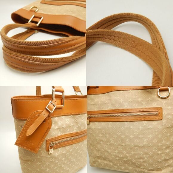 LOUIS VUITTON Beige Monogram Tote Bag - Picture 5 of 10